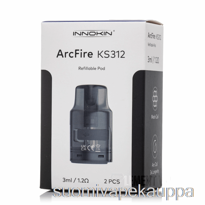 Vape Kauppa Innokin Arcfire Vaihtokotelot 1.2ohm Pods